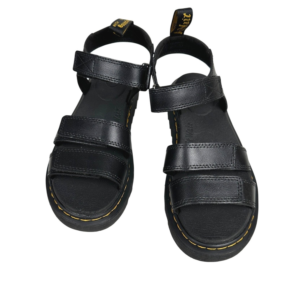 Dr. Martens Klaire Y Black Platform Sandals Women's US‎ 6 EU 37